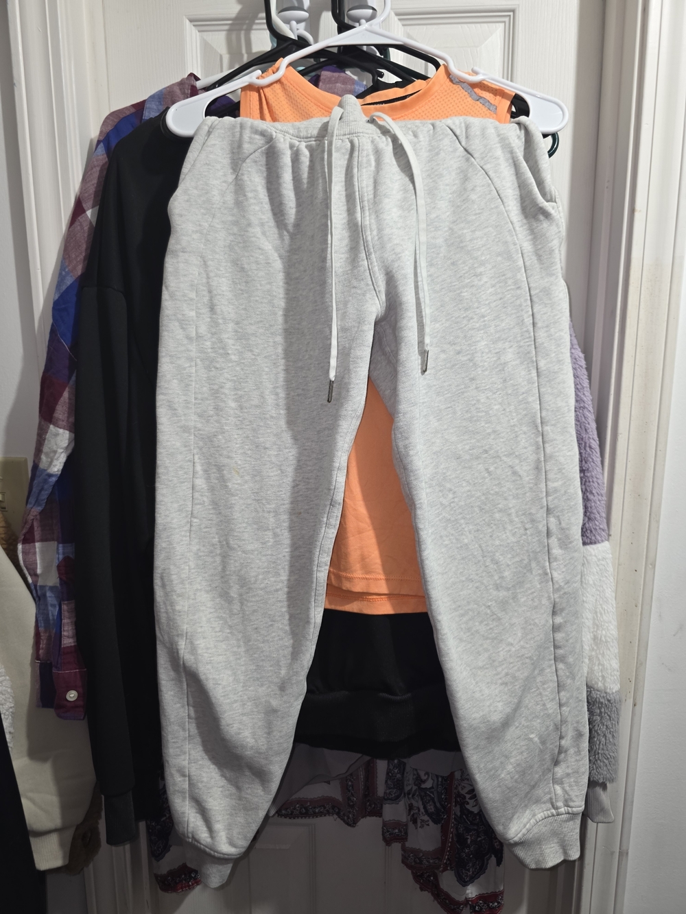 lululemon athletica Light Gray Drawstring Joggers